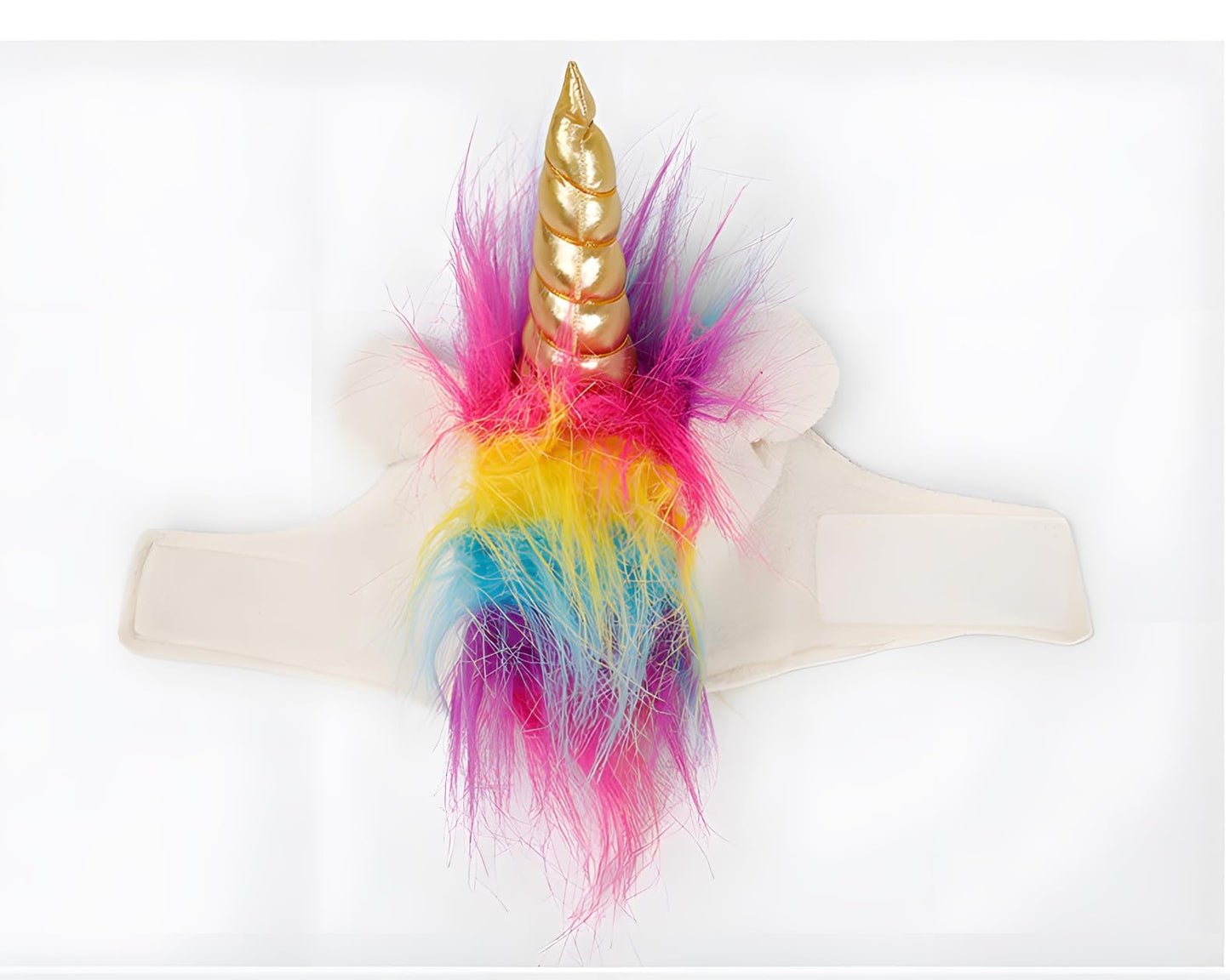 NACOCO Cat Unicorn Hat with Ear Hole for Small Dogs Puppy, Cat Costume Accessory for Halloween, Cosplay Mane Cap