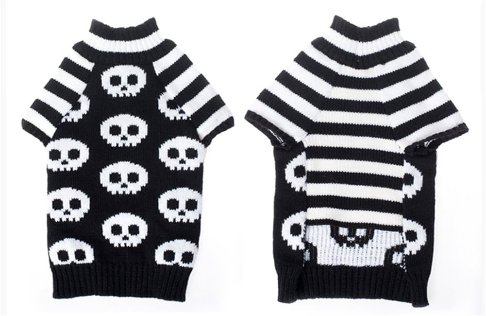 NACOCO Pet Sweaters Skeleton Sweater The Cat Dog Clothes Pet Clothing Little Puppy Dog Sweaters