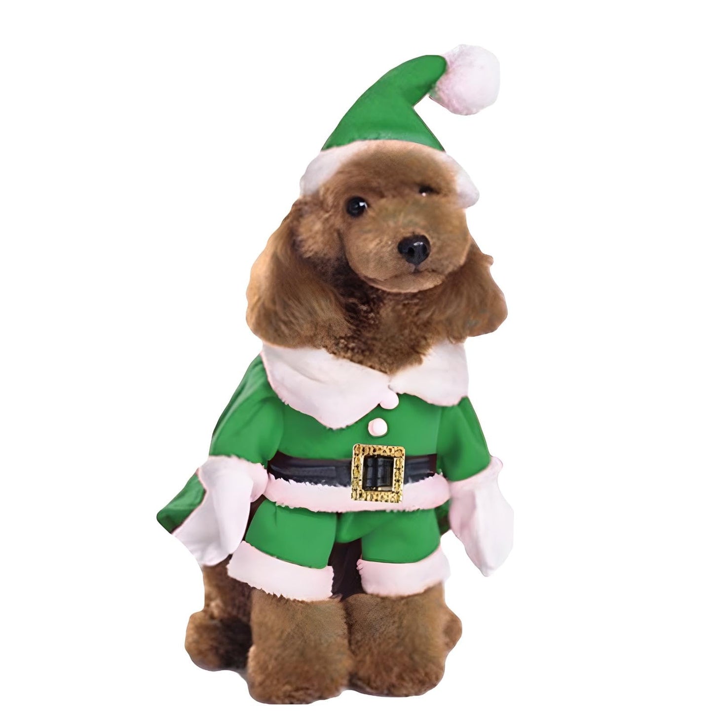NACOCO Pet Christmas Costumes Dog Suit with Cap Santa Claus Suit Dog Hoodies Cat Xmas Costumes