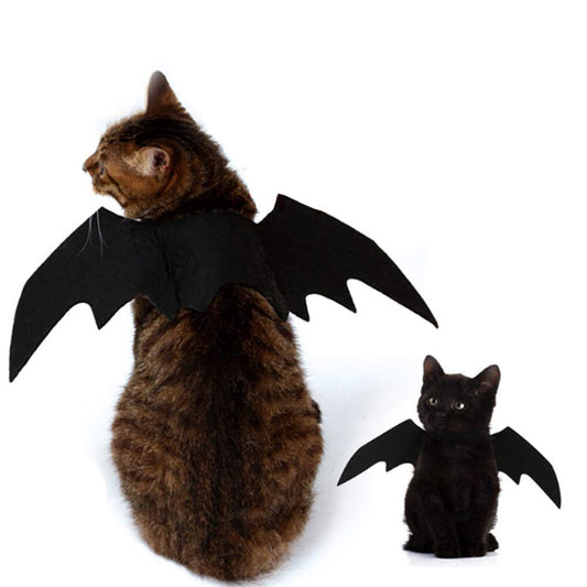 NACOCO Pet Halloween Bat Wings Costume Cool Batman Design Party Clothes for Cat Small Dog