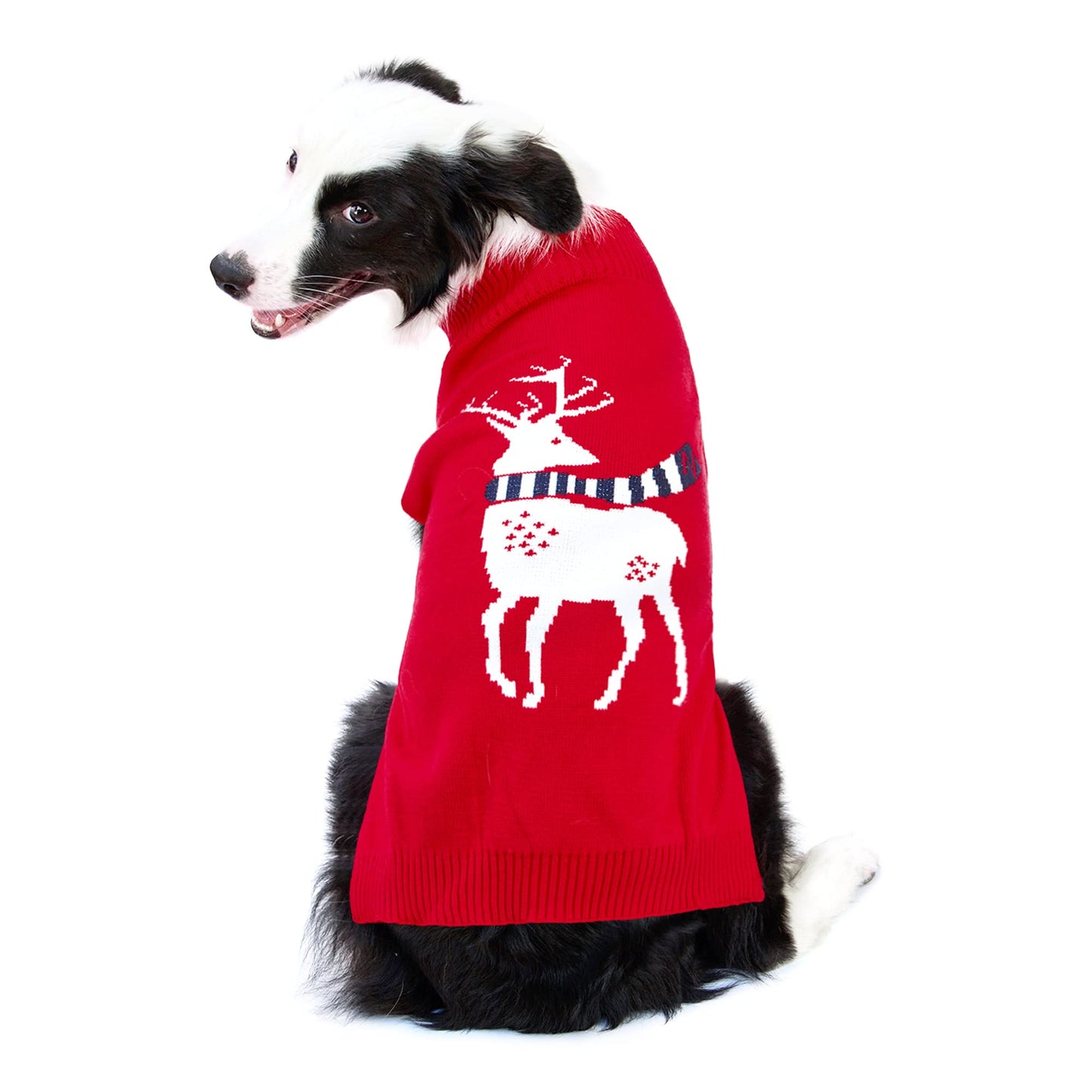 NACOCO Dog Reindeer Sweaters Dog Sweaters New Year Christmas Pet Clothes for Small Dog and Cat