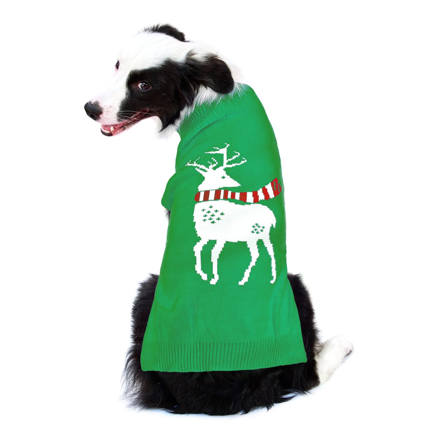 NACOCO Dog Reindeer Sweaters Dog Sweaters New Year Christmas Pet Clothes for Small Dog and Cat