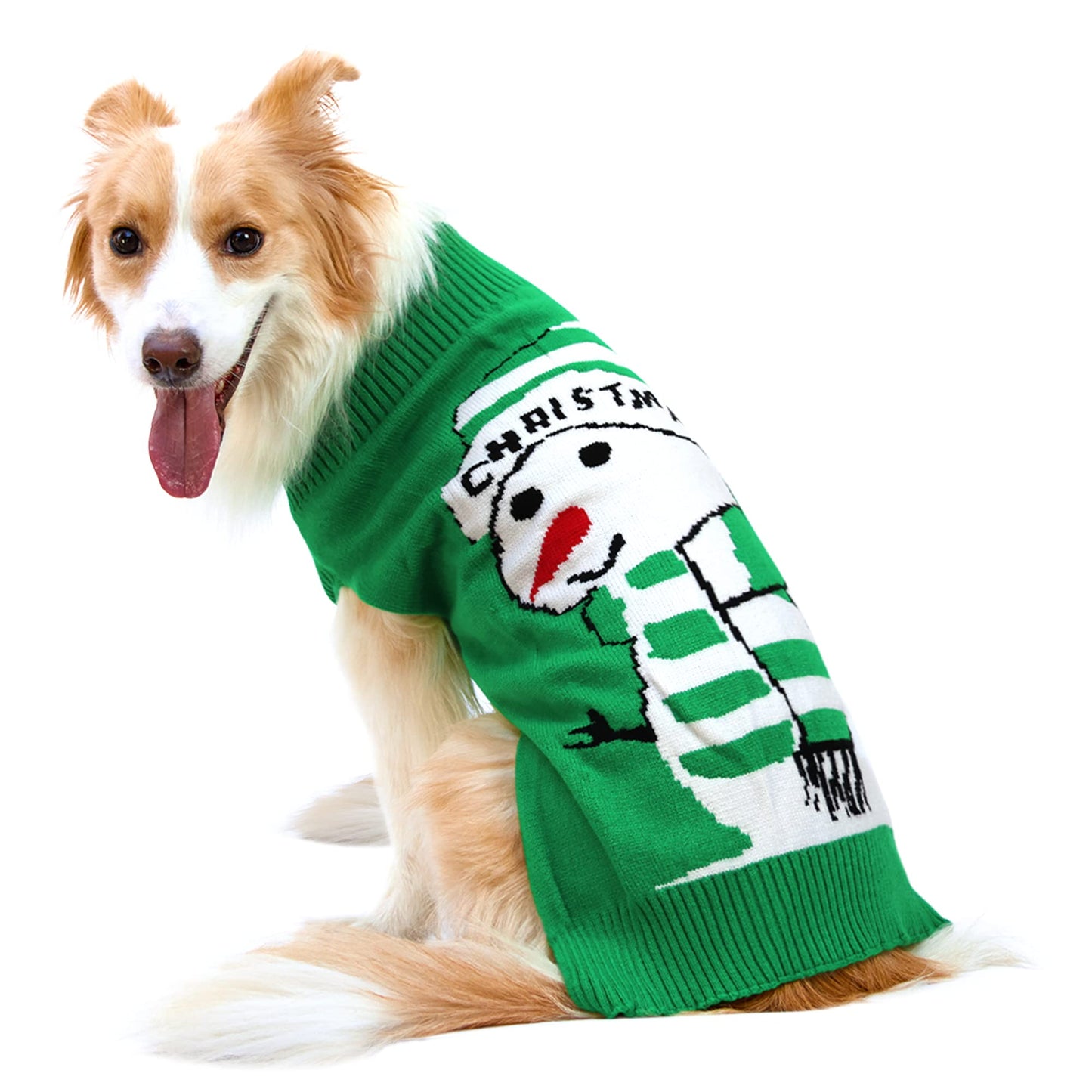 NACOCO Dog Christmas Sweater Cat Snowman Jumper Pet Ugly Funny Santa Claus Vest Dog Holiday Knitwear Warm Fall Winter Clothes for Dogs Cats Pullover Cat Sweaters Outfits