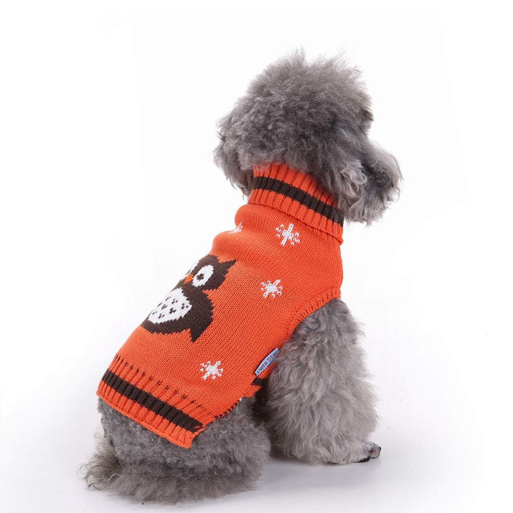 NACOCO Pet Clothes The Owl Sweater The Cat Dog Sweater Christmas Pet Jacket Dog Apparel