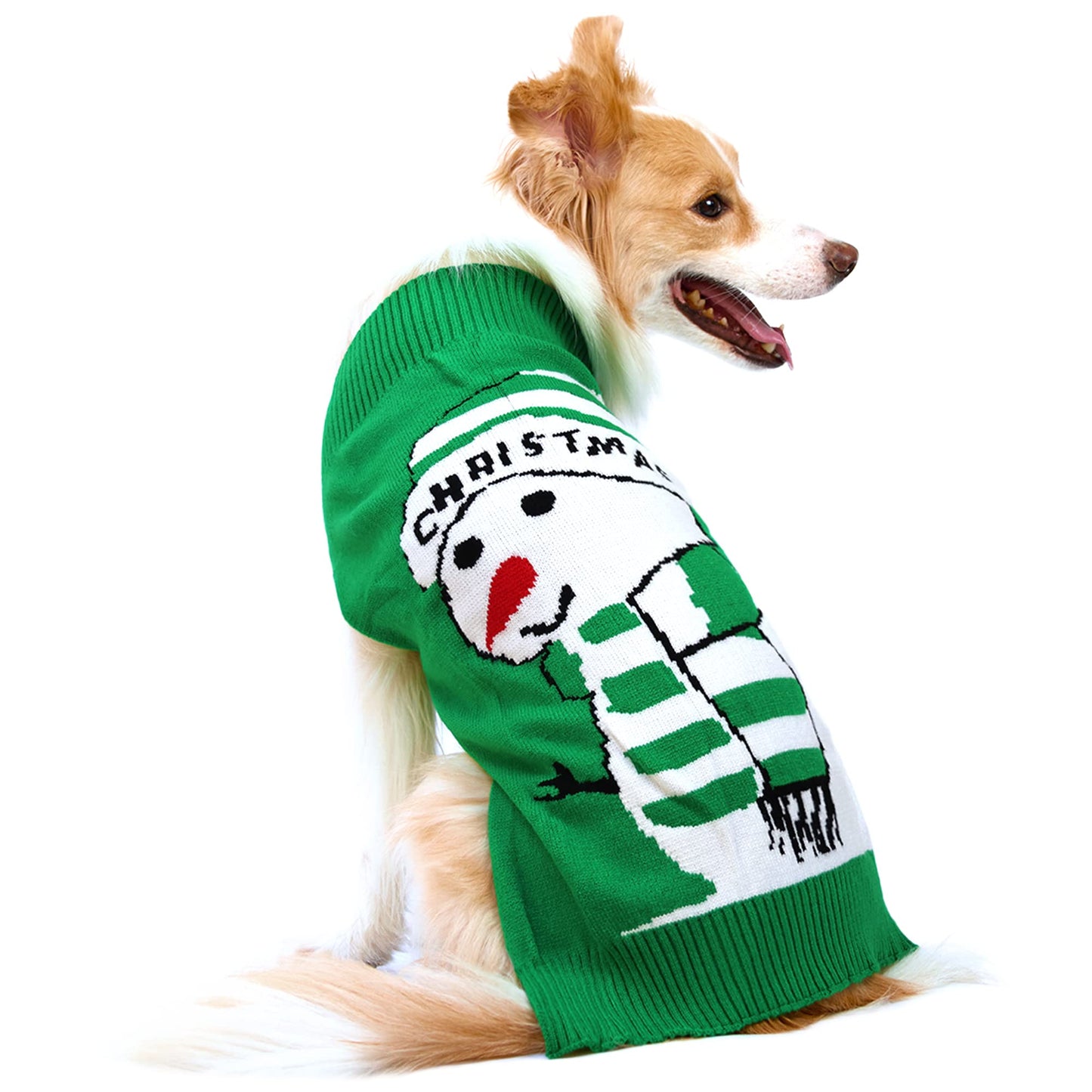 NACOCO Dog Christmas Sweater Cat Snowman Jumper Pet Ugly Funny Santa Claus Vest Dog Holiday Knitwear Warm Fall Winter Clothes for Dogs Cats Pullover Cat Sweaters Outfits