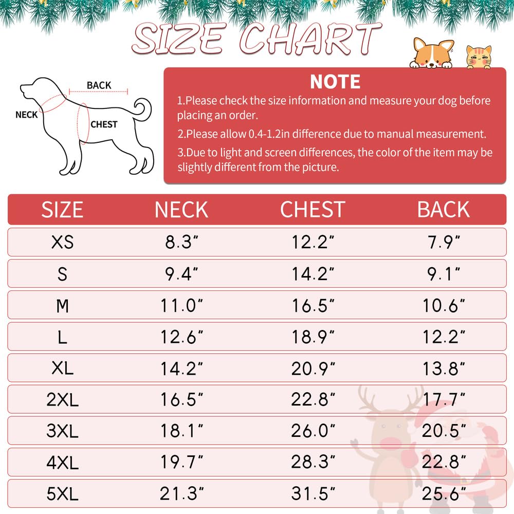 NACOCO Pet Costumes Dog Christmas Suit Dog Elk Santa Costume Polar Fleece Fit for Puppy Dog Teddy