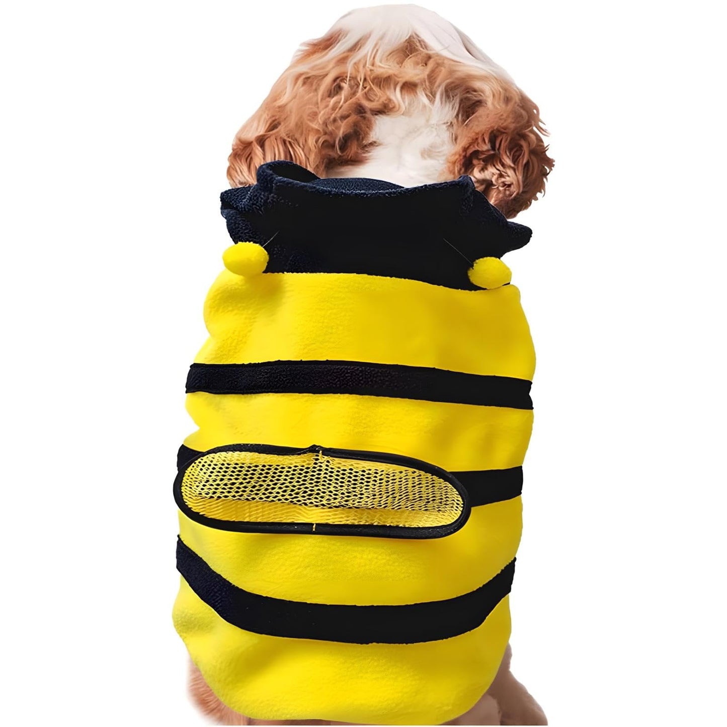 NACOCO Dog Bee Costume Pet Cute Coat Puppy Clothes Cat Bumblebee Apparel with Hoodies for Small and Medium Dog