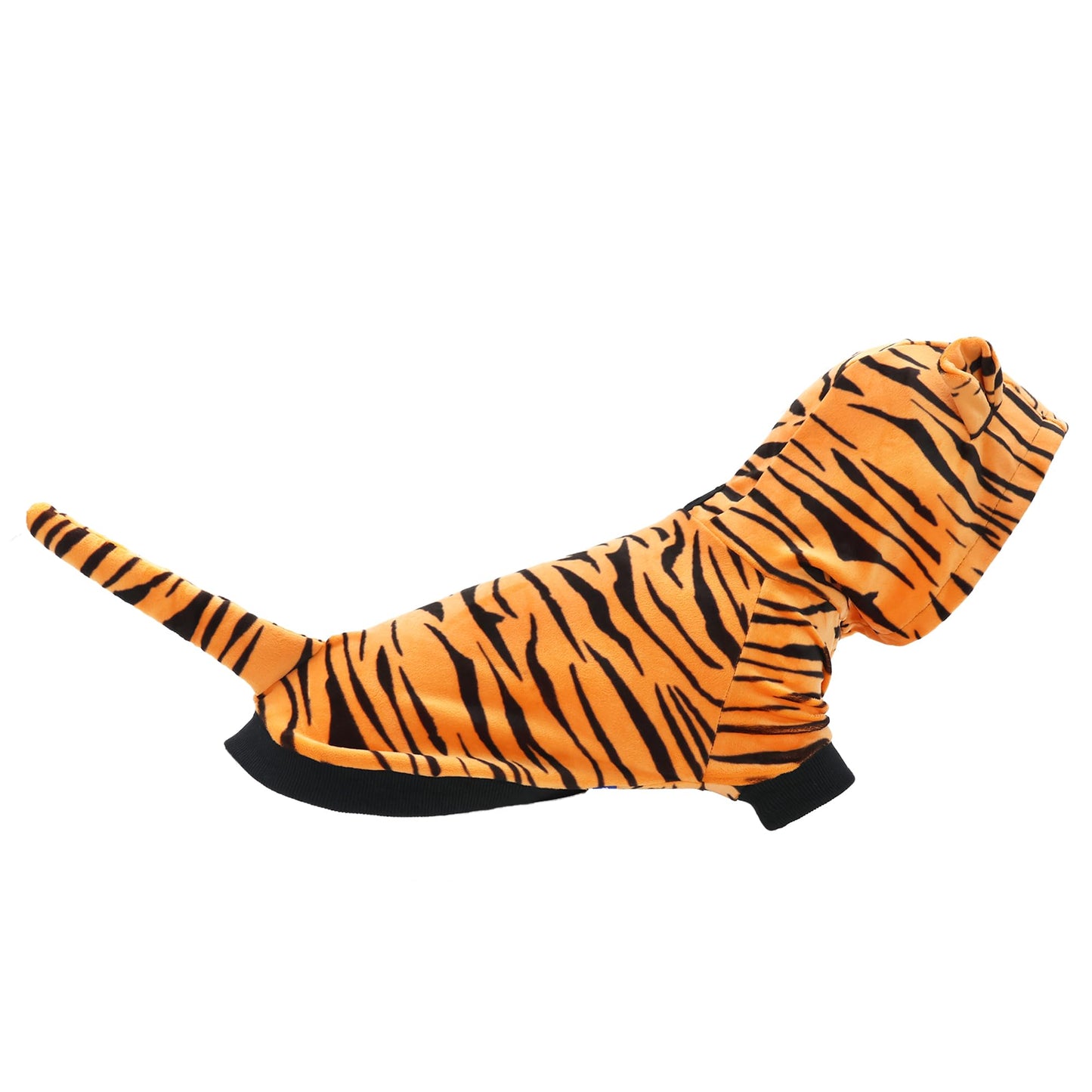 NACOCO Halloween Dog Tiger Costume-Pet Cosplay Clothes Cat Coat Hoodie Outfits Warm Winter Apparel for Dog Small and Medium Cat.