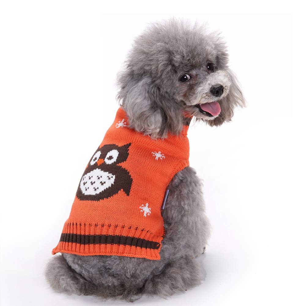 NACOCO Pet Clothes The Owl Sweater The Cat Dog Sweater Christmas Pet Jacket Dog Apparel