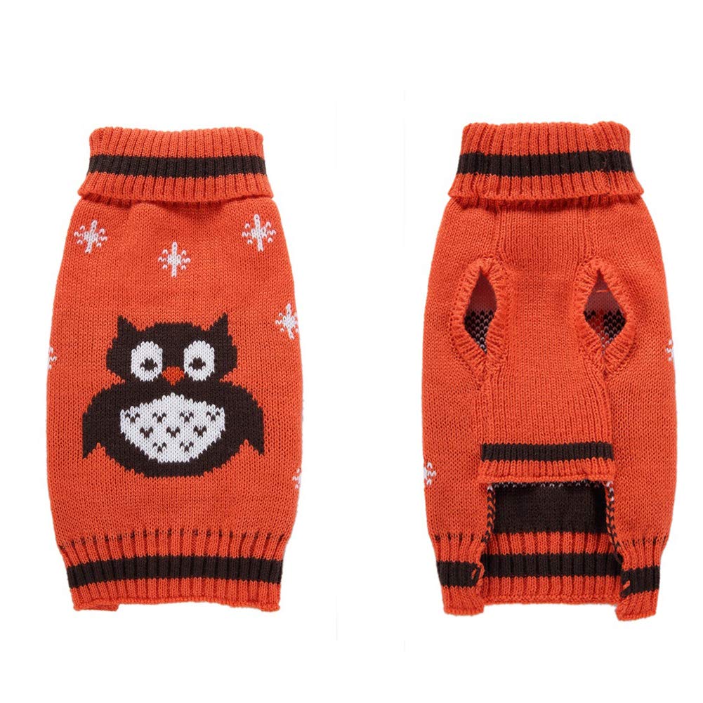 NACOCO Pet Clothes The Owl Sweater The Cat Dog Sweater Christmas Pet Jacket Dog Apparel