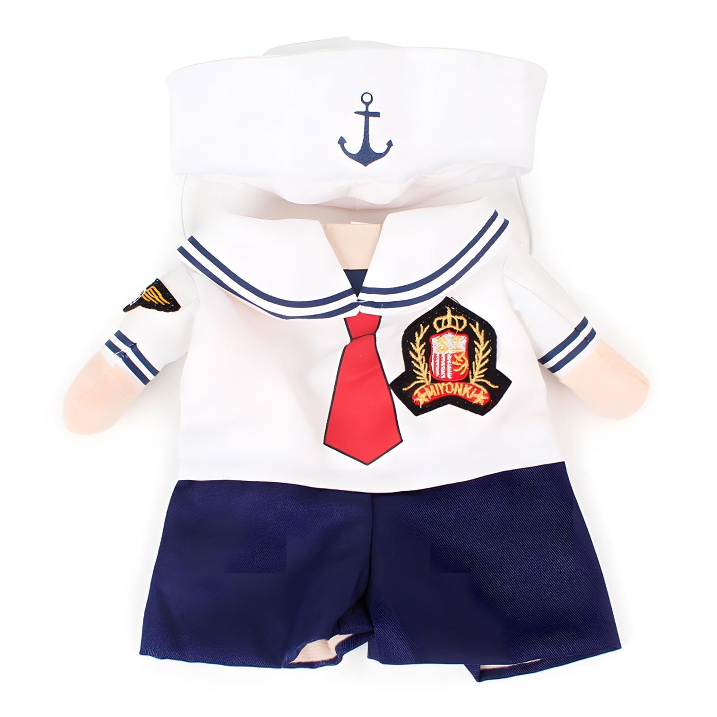 NACOCO Dog Sailor Costumes Navy Suit with Hat Halloween Christmas Pet Costumes for Puppy and Cat