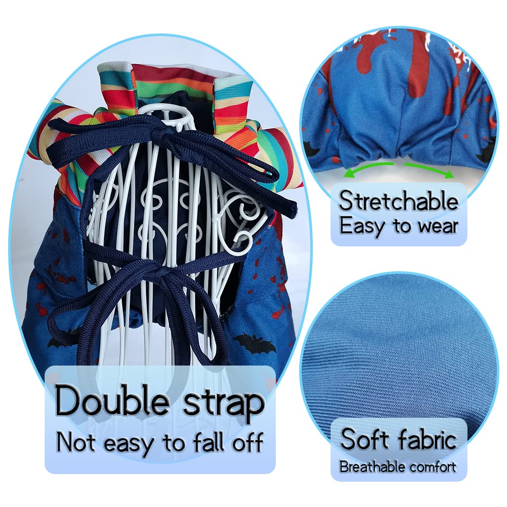 NACOCO Dog Halloween Scissors Style Doll Costume Pet Christmas Cosplay Adjustable Doll Funny Special Clothes Puppy Party Clothes for Small Dogs Cats.